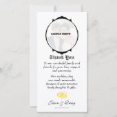Dankeschön-Karte (Verlobung/Hochzeit/Jahrestag) Dankeskarte (Vorderseite)