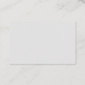 Dankeschön-Karte / Visitenkartengröße Visitenkarte (Rückseite)