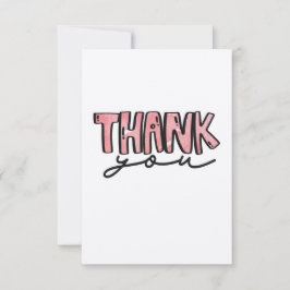 Dankeschön Karte - Wasserfarbe