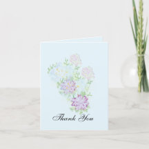 Dankeschön-Karte : Wilde Blume