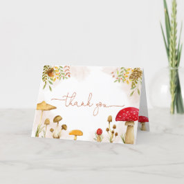 Dankeschön Karte zum Thema Waldland