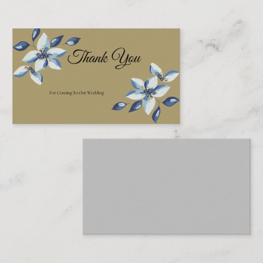 Dankeschön Karten (Vorne/Hinten)