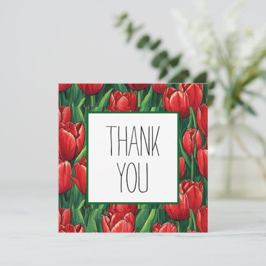 Dankeschön Karten (Stehend Vorderseite)