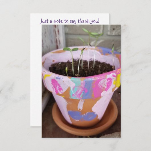 Dankeschön Karten (Vorne/Hinten)