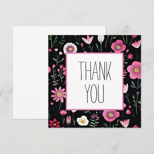 Dankeschön Karten (Vorne/Hinten)