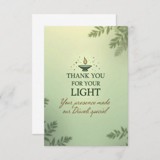 Dankeschön-Karten Dankeskarte (Vorne/Hinten)