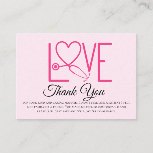 Dankeschön Karten - mehrere oder Single (Vorderseite)