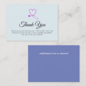 Dankeschön Karten - mehrere oder Single (Vorne/Hinten)