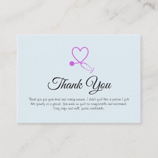 Dankeschön Karten - mehrere oder Single (Vorderseite)