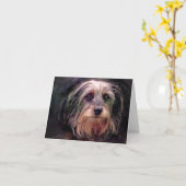 Dankeschön Karten - Niedliche Grußkarten (Gelbe Blume)