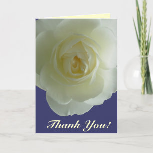 Dankeschön Karten Weiße Blume Grußkarte