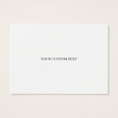 Dankeschön Karten - White Gold Glitzer Fab (Rückseite)