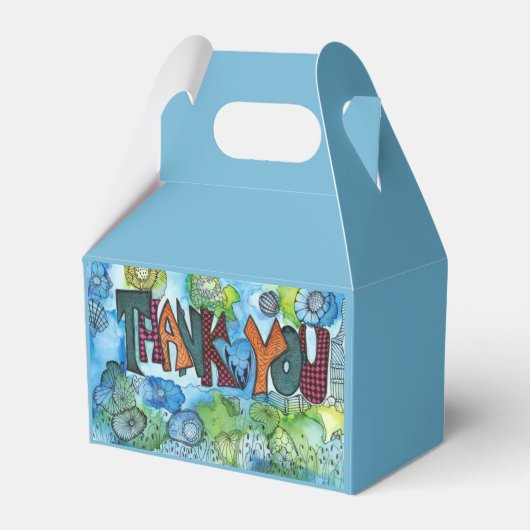 Dankeschön Leckerei Geschenkschachtel (Vorderseite)