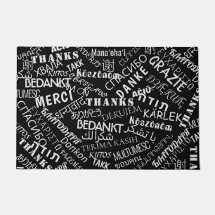 Dankeschön! - Mehrsprachige Welt Fußmatte