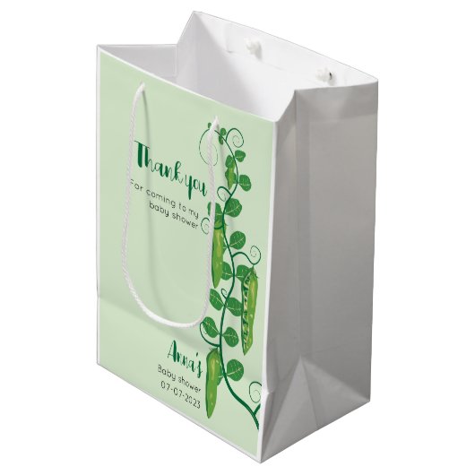 Dankeschön Mittlere Geschenktüte (Vorderseite Schrägansicht)