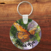 Dankeschön Monarch Butterfly Foto Vielen Dank Schlüsselanhänger (Vorderseite)