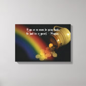 Dankeschön Native Amerikanische Ureinwohner Zitat Leinwanddruck (Vorderseite)