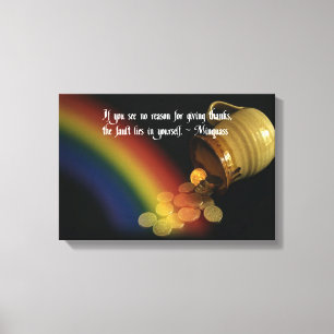 Dankeschön Native Amerikanische Ureinwohner Zitat Leinwanddruck