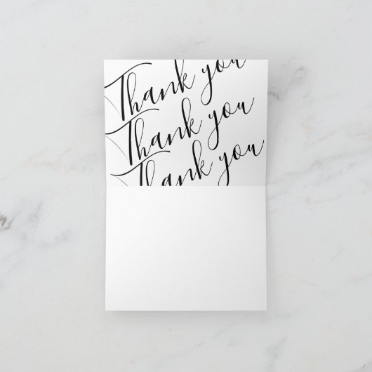 Dankeschön Note Card (Innenseite)