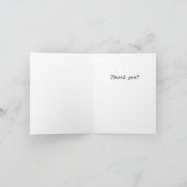 Dankeschön Note Card Dankeskarte (Innenseite)
