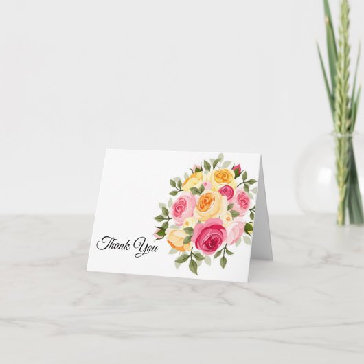 Dankeschön Note Card Dankeskarte (Vorderseite)