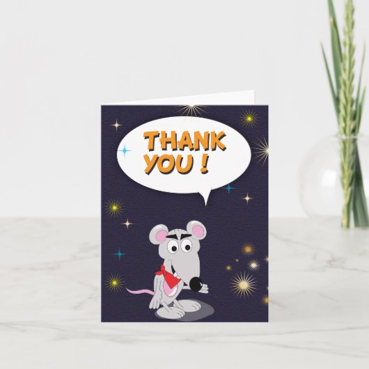 Dankeschön Note Card Dankeskarte (Vorderseite)