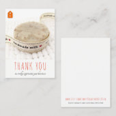 Dankeschön Note Card | Geeignet für Maker Visitenkarte (Vorne/Hinten)