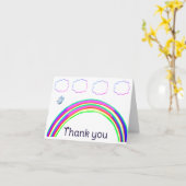 Dankeschön Note Card Karte (Gelbe Blume)