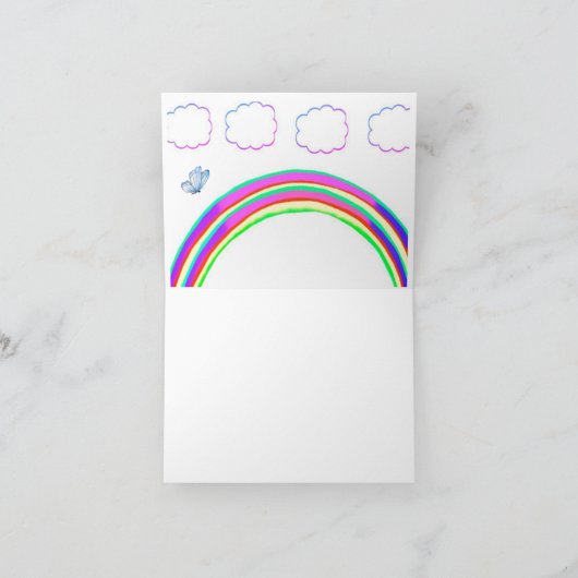 Dankeschön Note Card Karte (Innenseite)