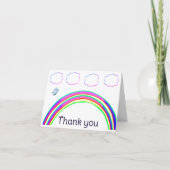 Dankeschön Note Card Karte (Vorderseite)