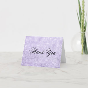 Dankeschön Note Card - Lit Lila Glit Fab Dankeskarte