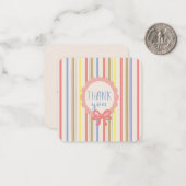 Dankeschön Note Card: Mitteilungskarte (Vorderseite/Rückseite Beispiel)