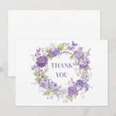 Dankeschön Note Card Mitteilungskarte (Vorne/Hinten)