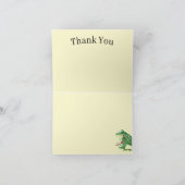 Dankeschön Note Card : Rib-it Dankeskarte (Innenseite)