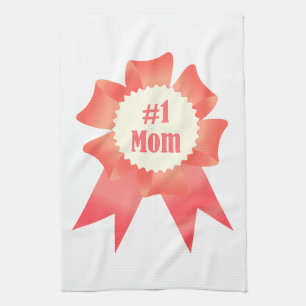 Dankeschön Nummer Eins Mama Gewinner Preisband Geschirrtuch