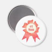 Dankeschön Nummer Eins Mama Gewinner Preisband Magnet (Vorderseite/Rückseite)
