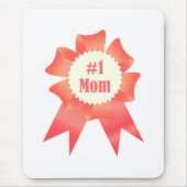 Dankeschön Nummer Eins Mama Gewinner Preisband Mousepad (Vorne)