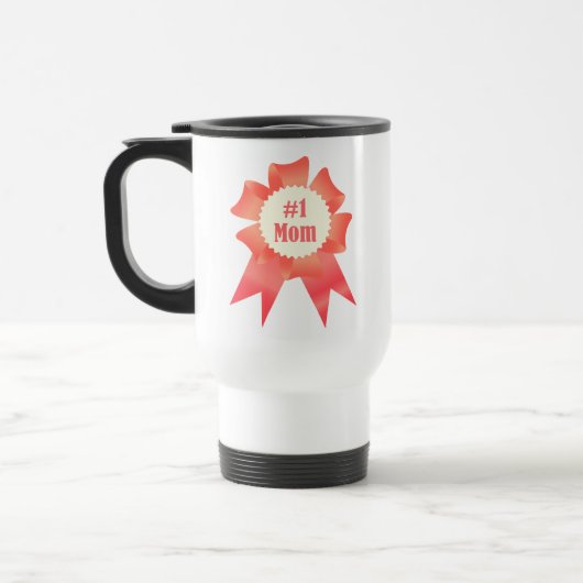 Dankeschön Nummer Eins Mama Gewinner Preisband Reisebecher (Links)
