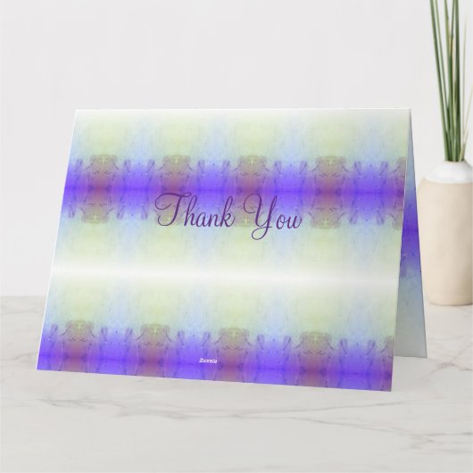 Dankeschön-Papier Karte (Rückseite)