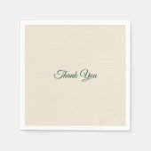 Dankeschön-Papier-Servietten Serviette (Vorderseite)