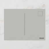 Dankeschön Post Card für Kleidung Postkarte (Rückseite)