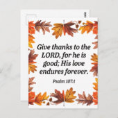 Dankeschön Postcard Postkarte (Vorne/Hinten)