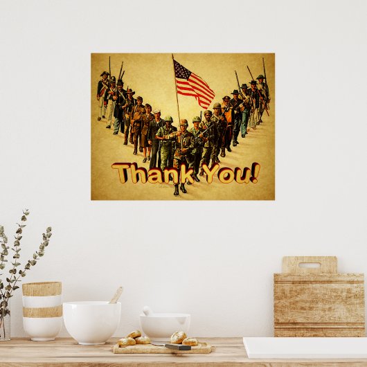 Dankeschön! Poster (Küche)