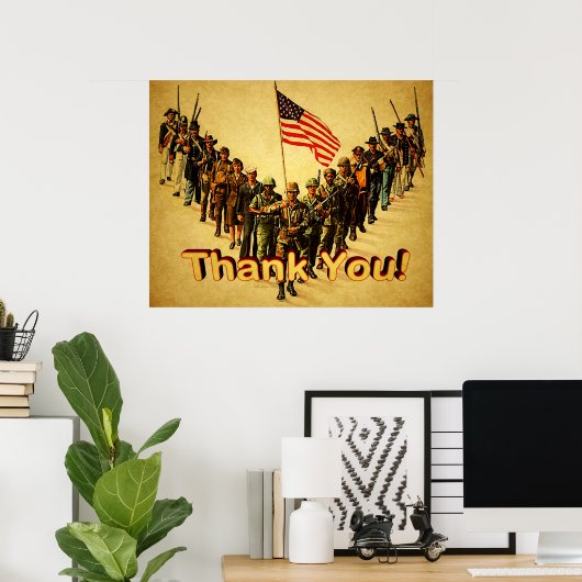 Dankeschön! Poster (Heimbüro)