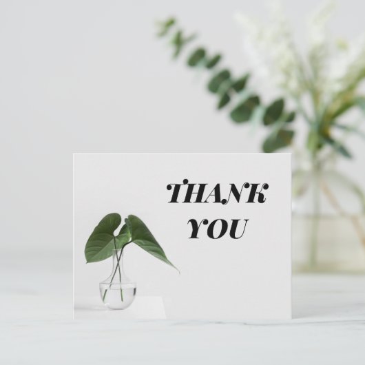 Dankeschön Postkarte (Stehend Vorderseite)