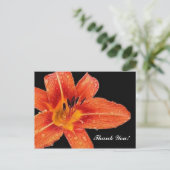 Dankeschön! Postkarte (Stehend Vorderseite)