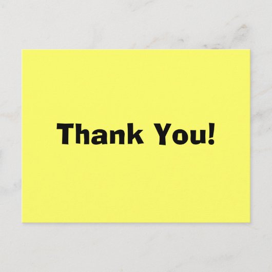 Dankeschön! Postkarte (Vorderseite)