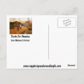 Dankeschön Postkarte (Rückseite)