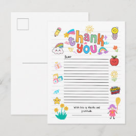 Dankeschön-Postkarte Postkarte