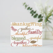 Dankeschön Postkarten (Stehend Vorderseite)